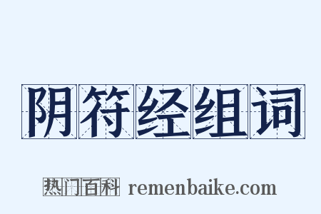 阴符经组词是什么意思的图片